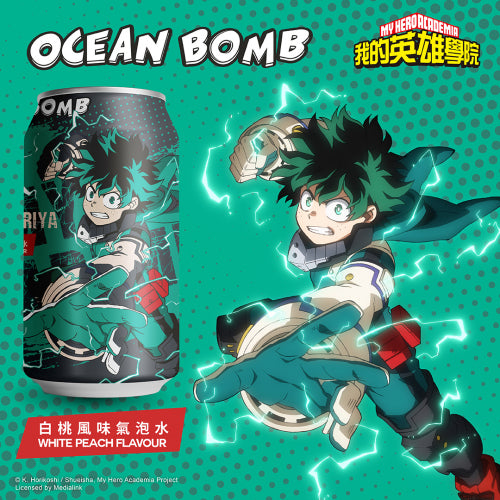 Refresco Ocean Bomb My Hero Academia Durazno Blanco