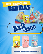 PROMOCION BOB ESPONJA 3x2