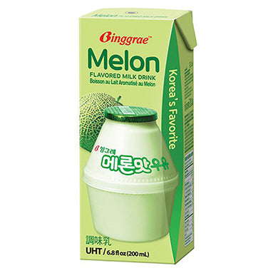 Bebida Coreana Leche sabor Melon