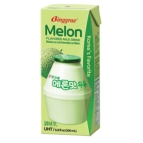 Bebida Coreana Leche sabor Melon
