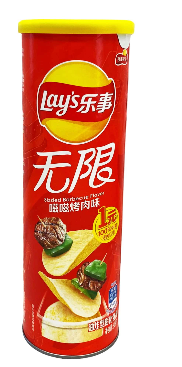 Lays Sabor Barbacoa Tubo