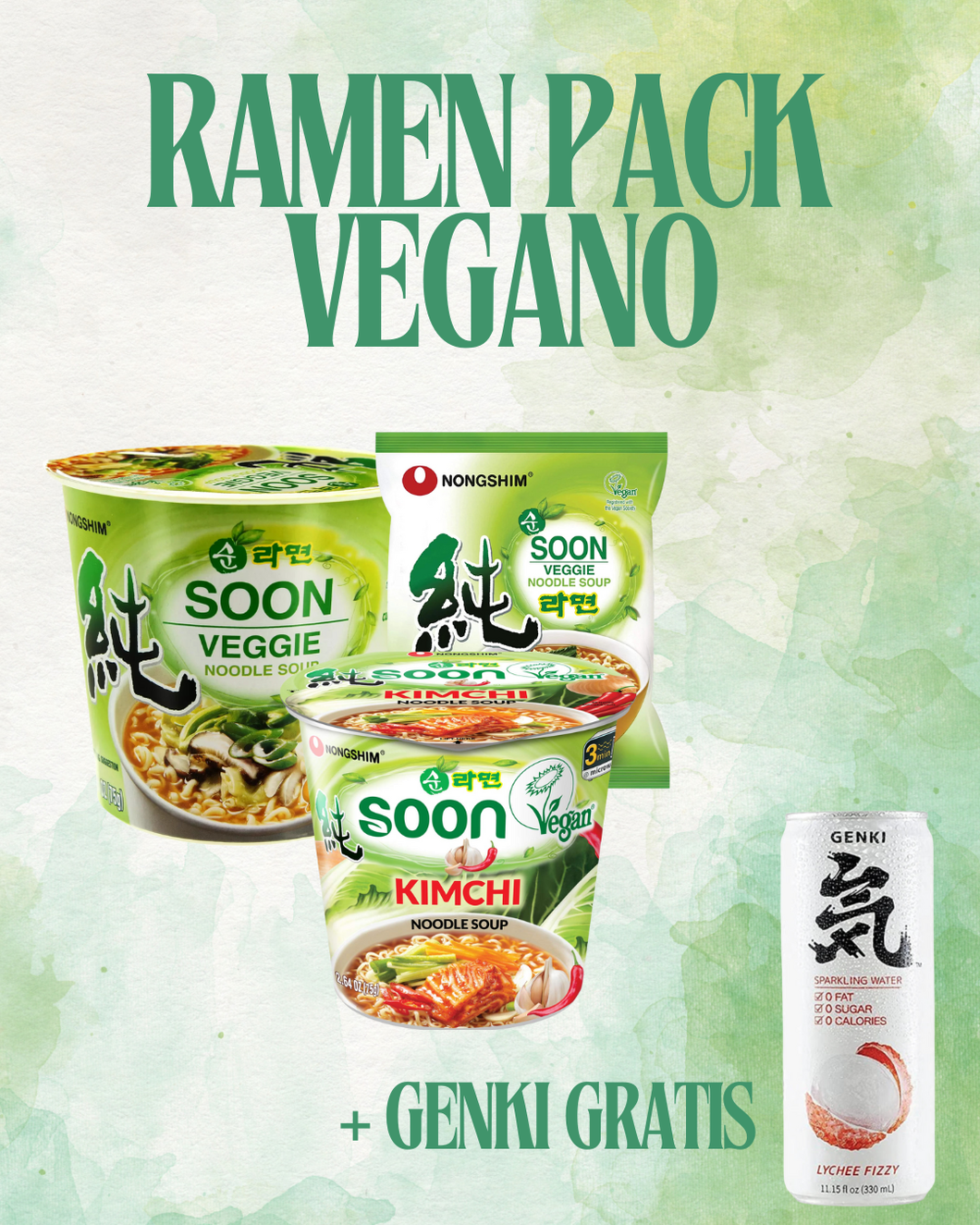 Ramen Pack Vegano + Genki Gratis