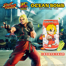 Cargar imagen en el visor de la galería, Bebida Ocean Bomb Street Fighter sabor Te Uva Blanca