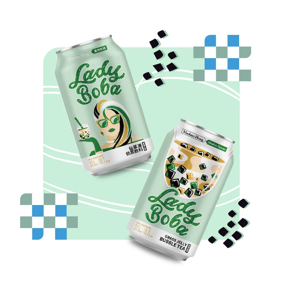 Té de Leche con Gelatina y Tapioca